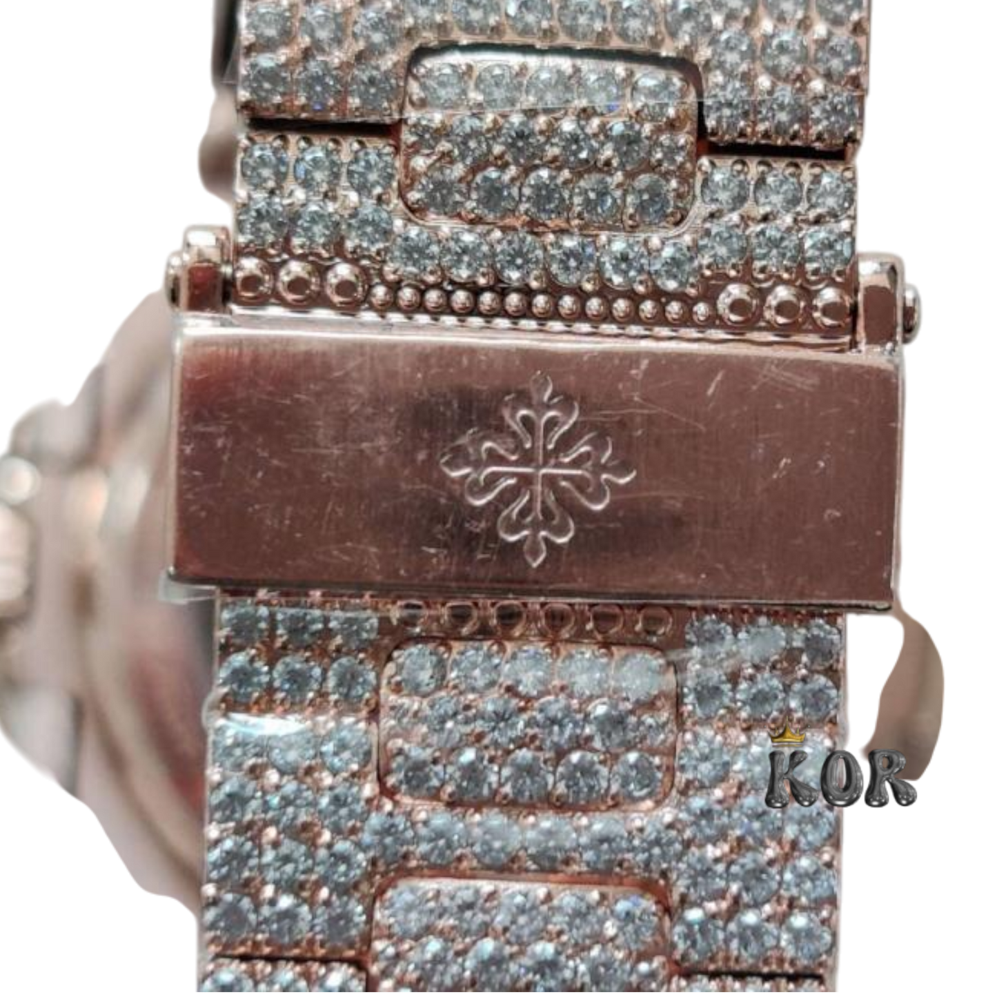 Patek Philippe Geneve Moissanite watch
