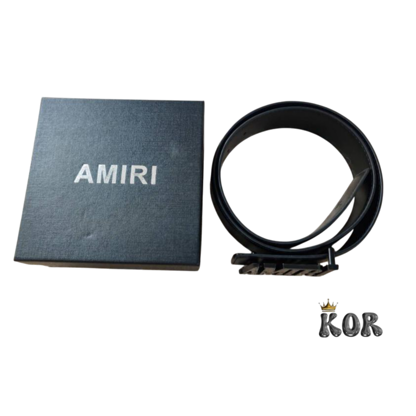 Amiri Logo Belt
