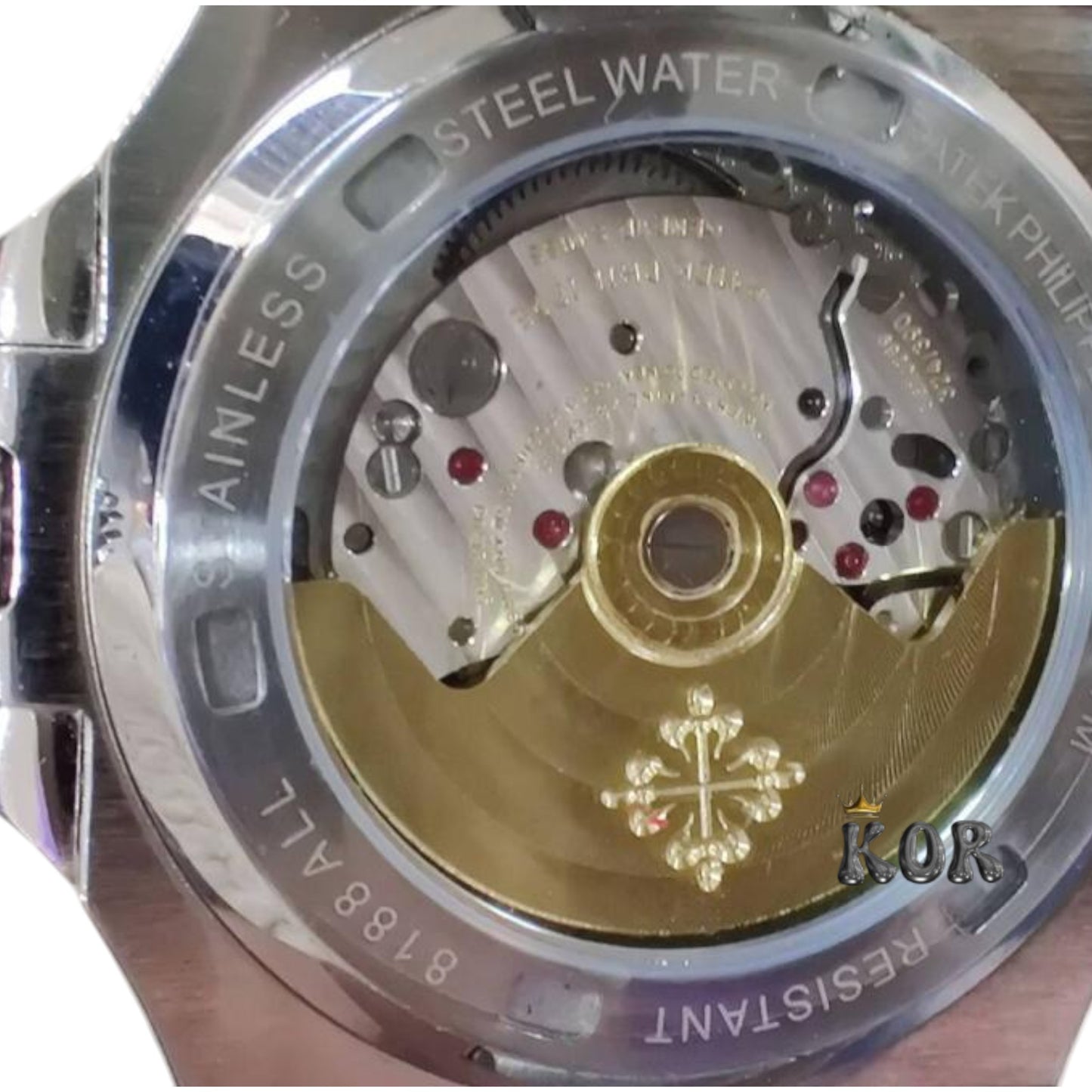 Patek Philippe Geneve Moissanite watch
