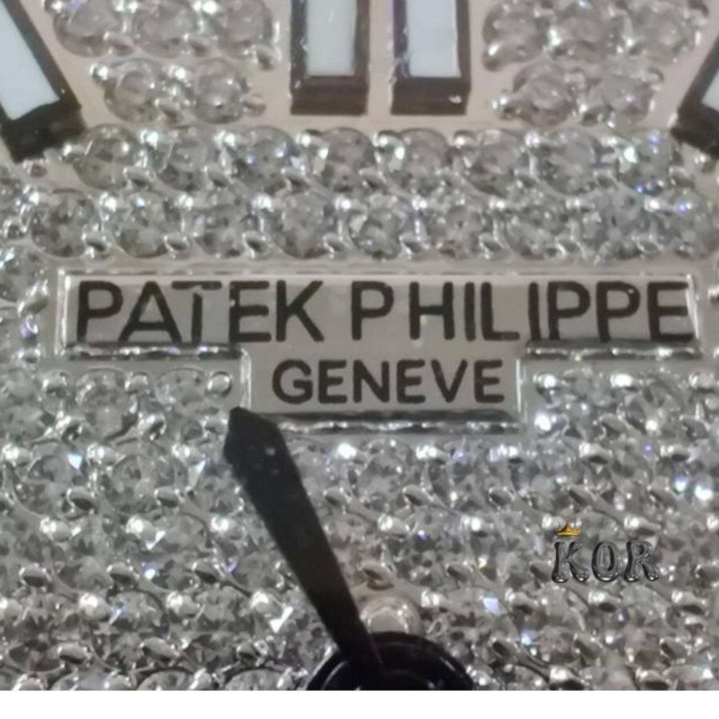 Patek Philippe Geneve Moissanite watch