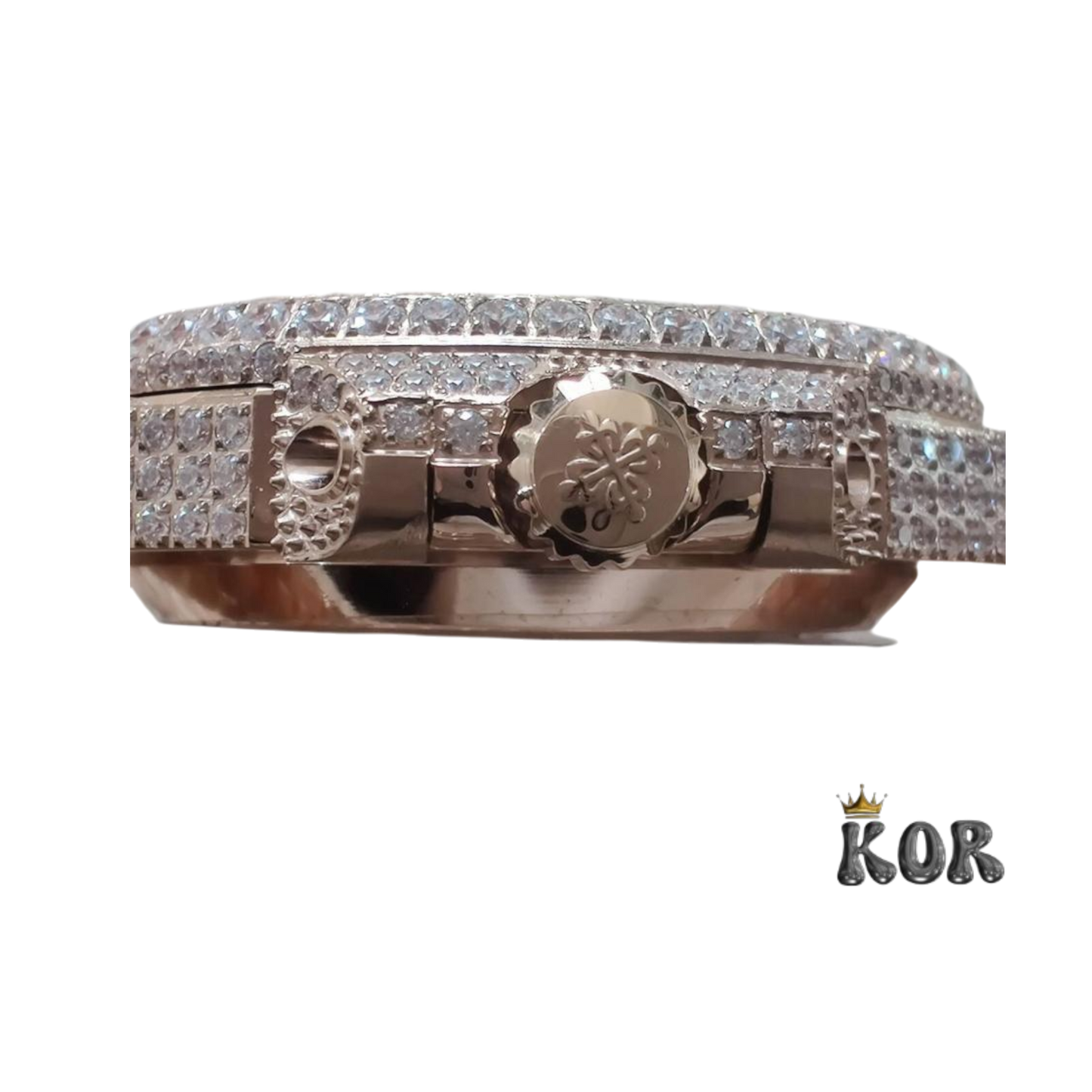 Patek Philippe Geneve Moissanite watch
