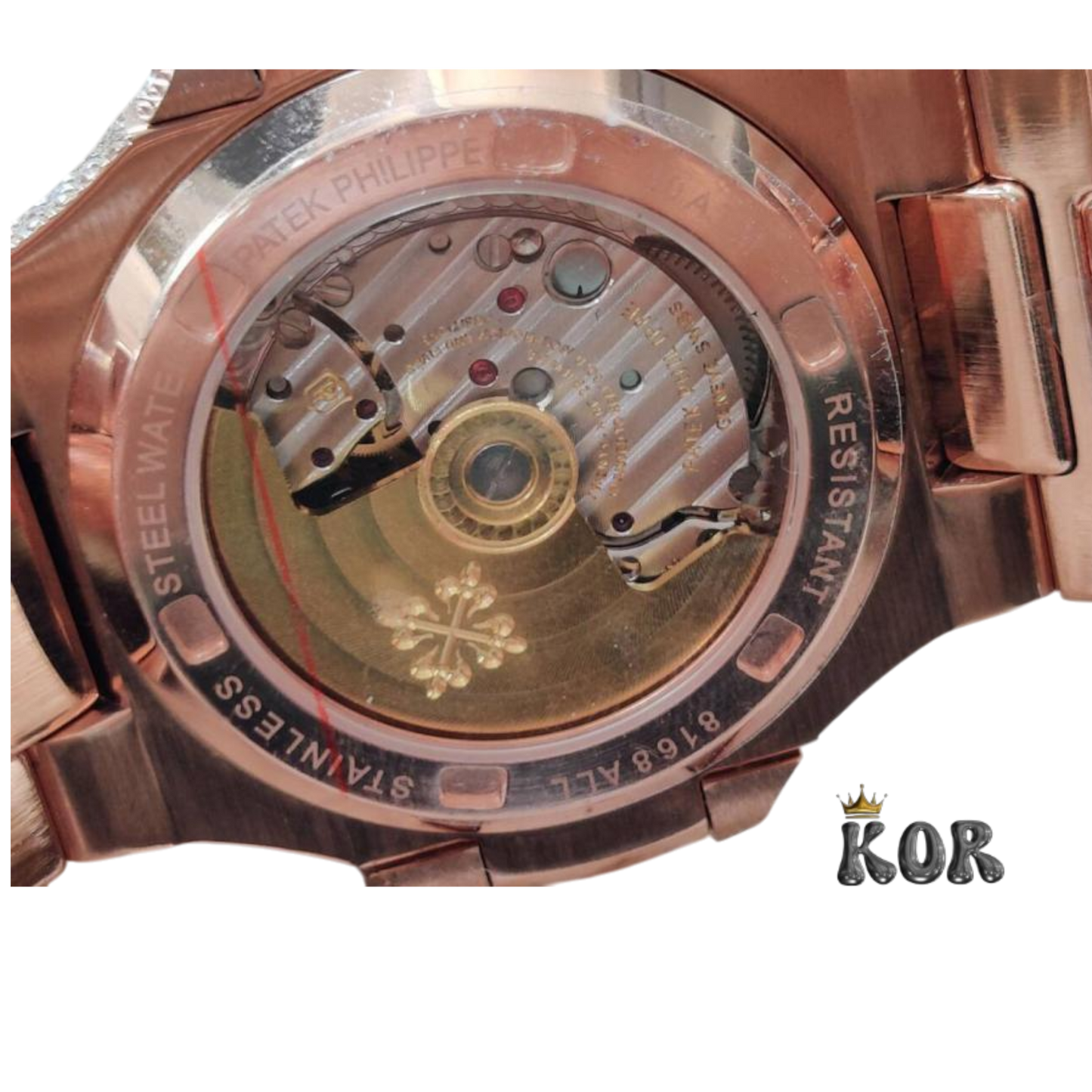 Patek Philippe Geneve Moissanite watch