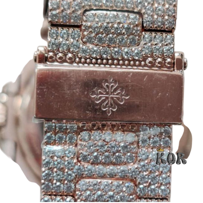 Patek Philippe Geneve Moissanite watch