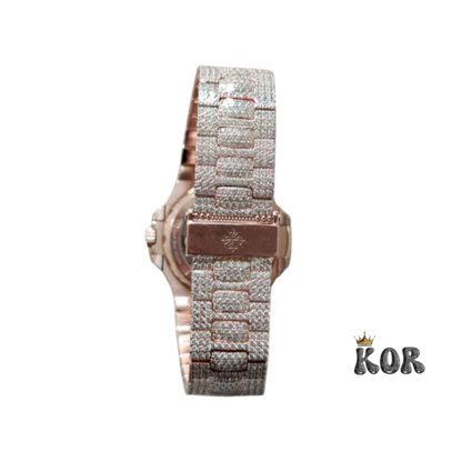 Patek Philippe Geneve Moissanite watch