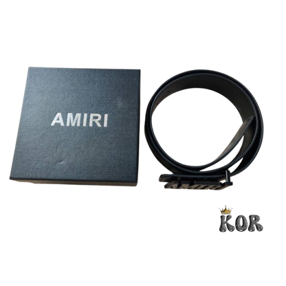 Amiri Logo Belt
