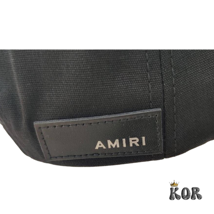 Amiri Black Logo Hat