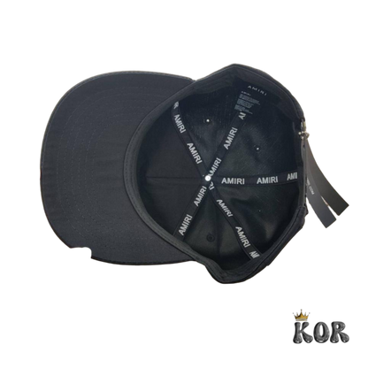 Amiri Black Logo Hat