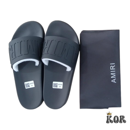 Amiri Slides Black